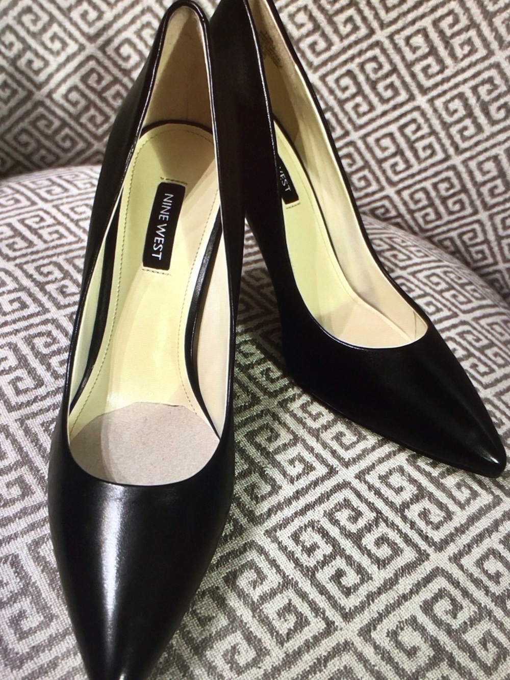 Nine West Black Patent Leather Pointed-Toe Pumps